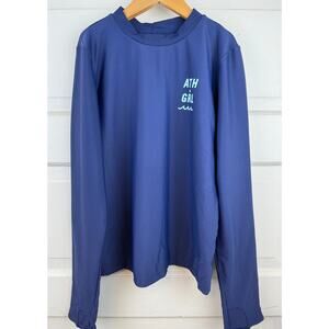 Athleta Girl Blue Rash Guard Size 14